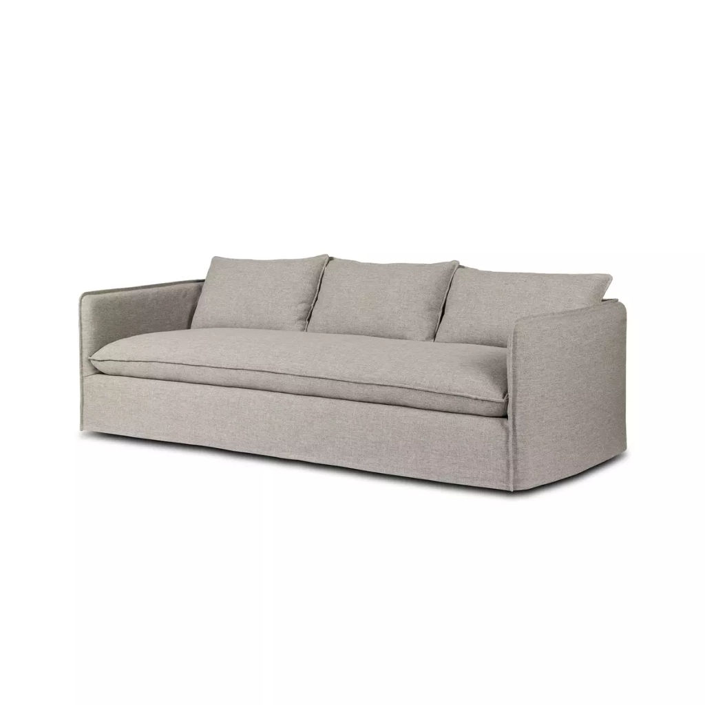 Andre Outdoor Sofa 96" X 37.75" X 31.5", Alessi Slate