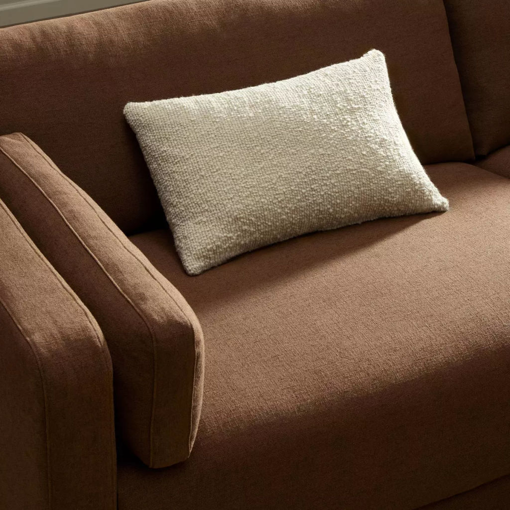 Francia Pillow 24" X 6.5" X 16", Herstal Oatmeal