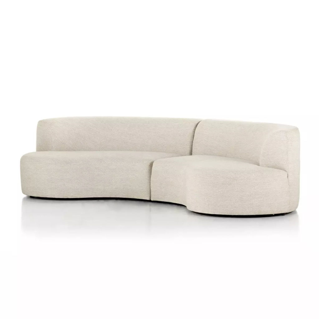 Opal Outdoor 2-Piece Sectional 126" X 60.25" X 31.5"