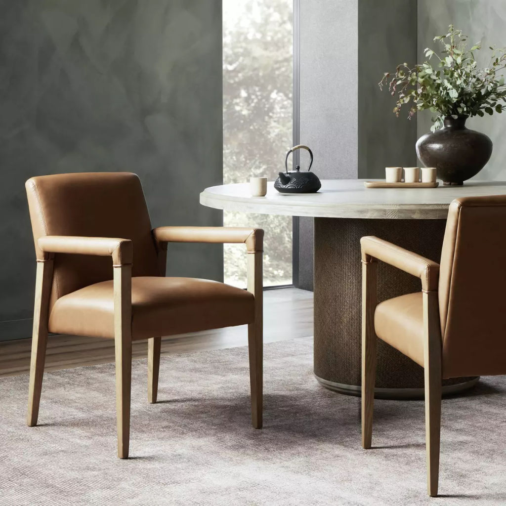 Modern Dining Chair, Butterscotch