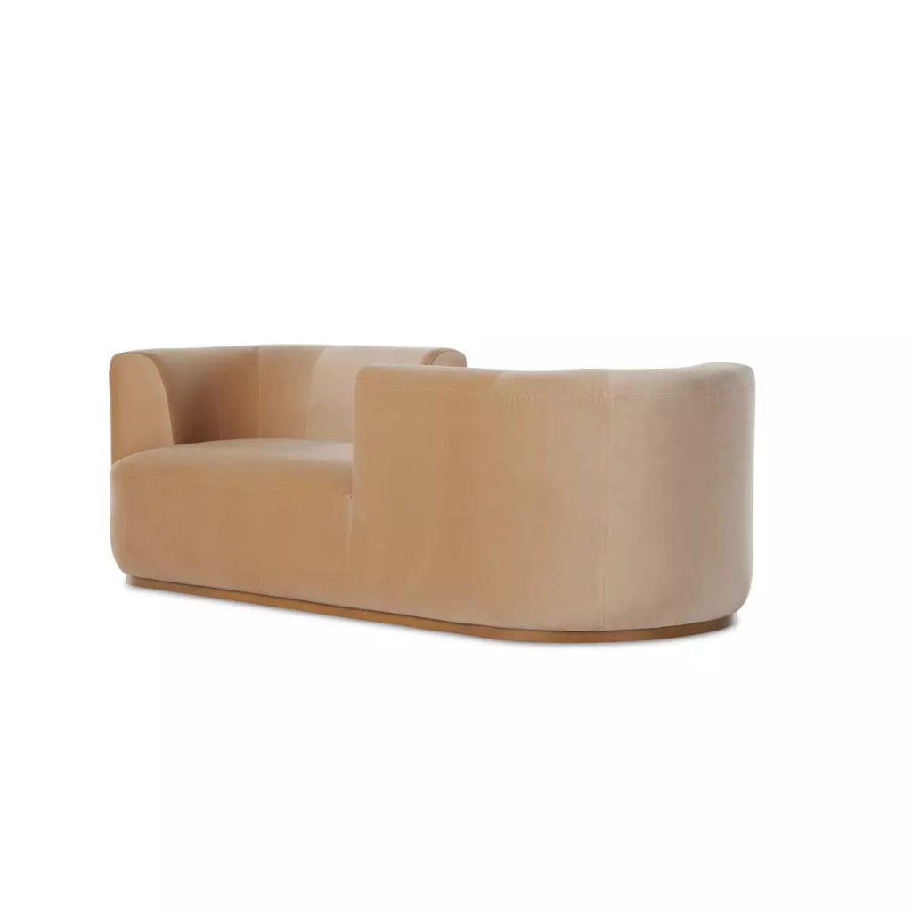 Deandra Tete A Tete Chaise, Surrey Camel