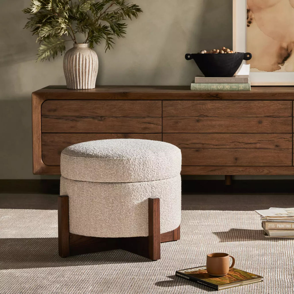 Esben Storage Ottoman, Sattley Fog