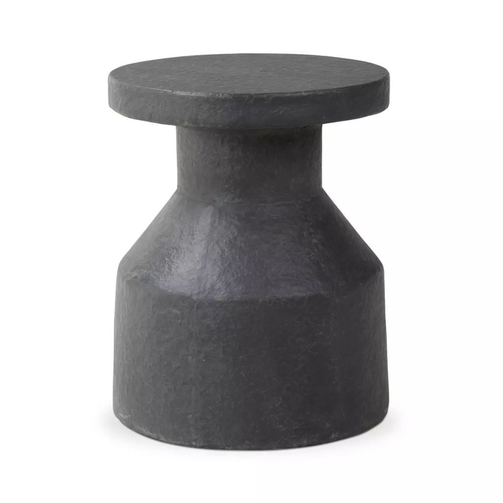 Preview image for Odeon End Table, Distressed Graphite Concrete
