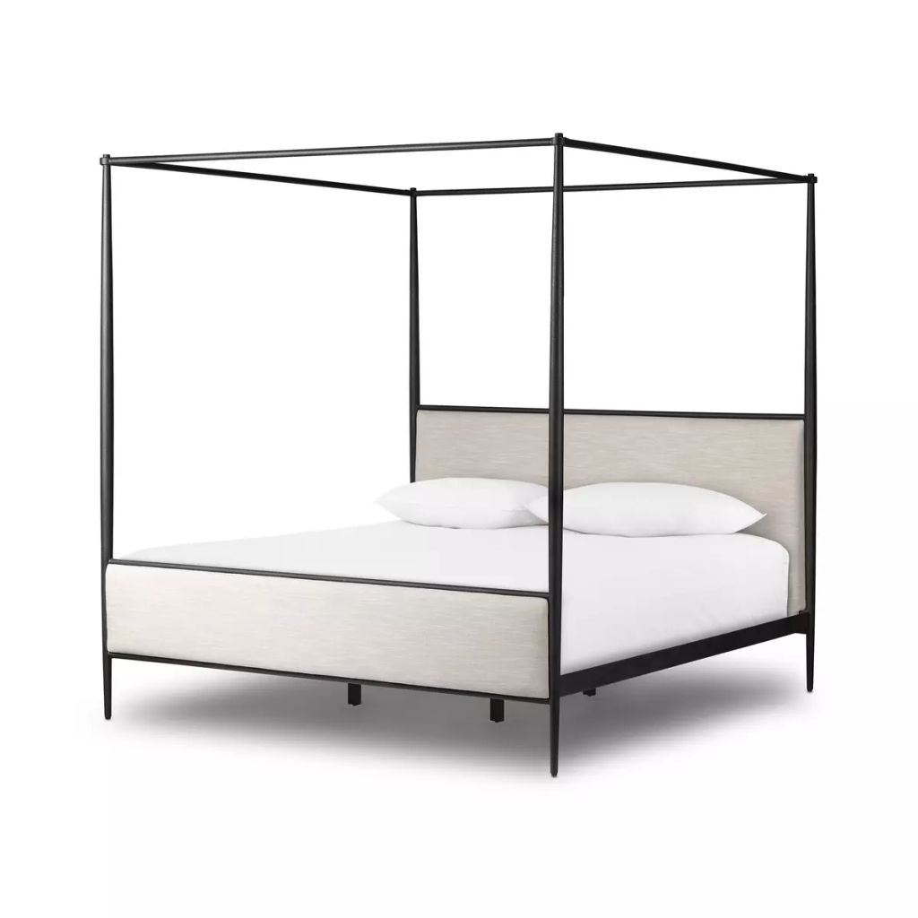 Preview image for Xander King Canopy Bed In Savoy Parchment