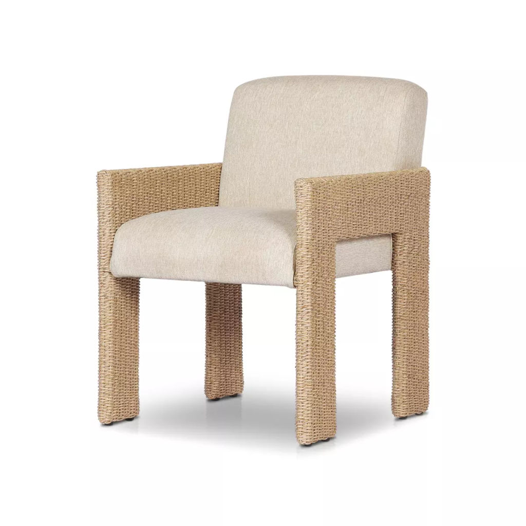 Amur Outdoor Dining Chair, Ellor Beige