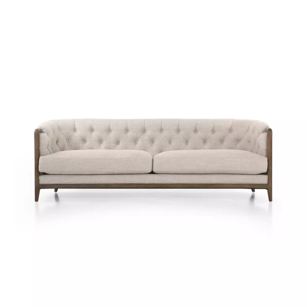 Parisian Inspired Sofa, Wheat