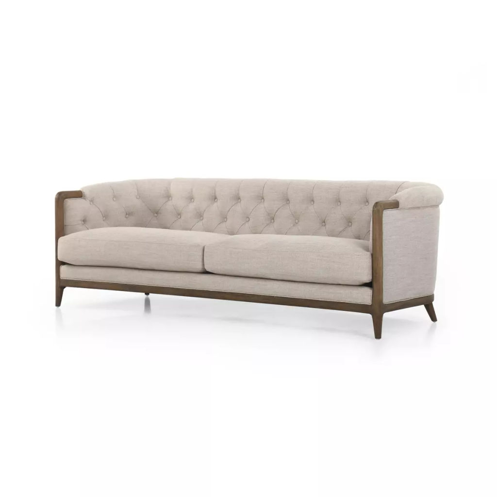 Parisian Inspired Sofa, Wheat