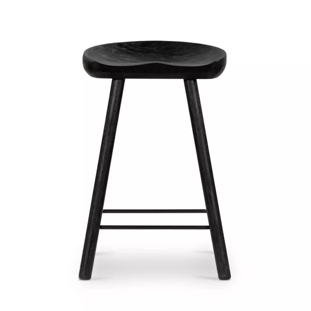 Preview image for Barrett Counter Stool, Matte Black Parawood
