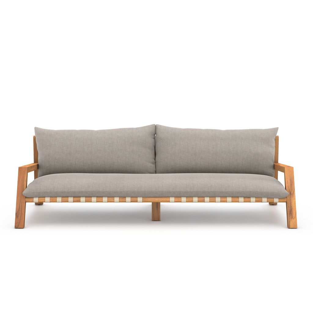 Outdoor Sofa 95", Grey Cover
