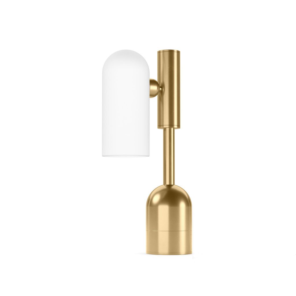 Odyssey Table Lamp, Burnished Brass