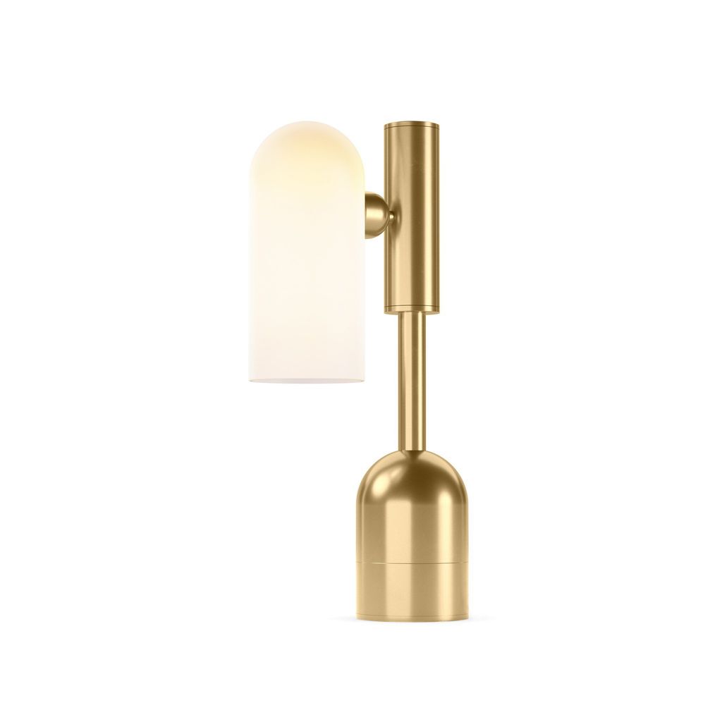 Odyssey Table Lamp, Burnished Brass