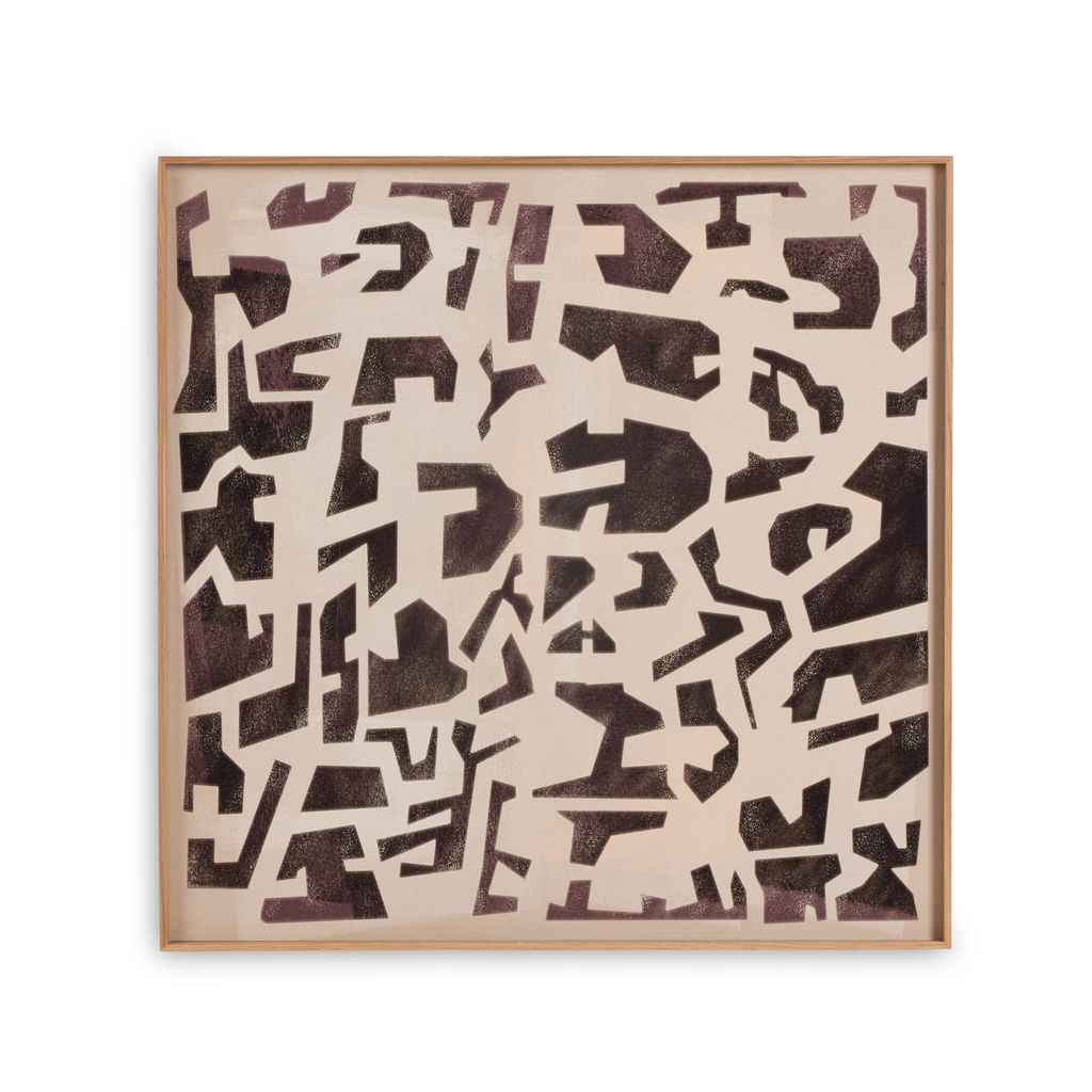 Block Onyx I By Coup D'esprit 48" X 48"