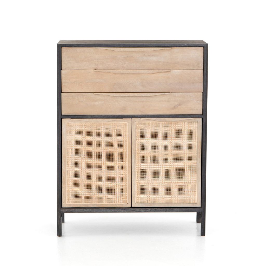 Preview image for Sydney Tall Dresser, Black Wash Mango