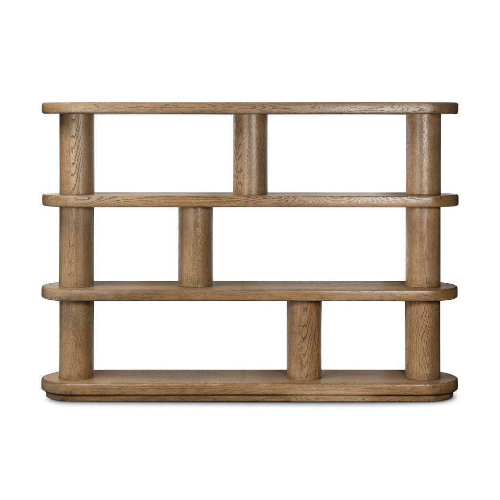 Luciana Bookcase, Smoked Oak