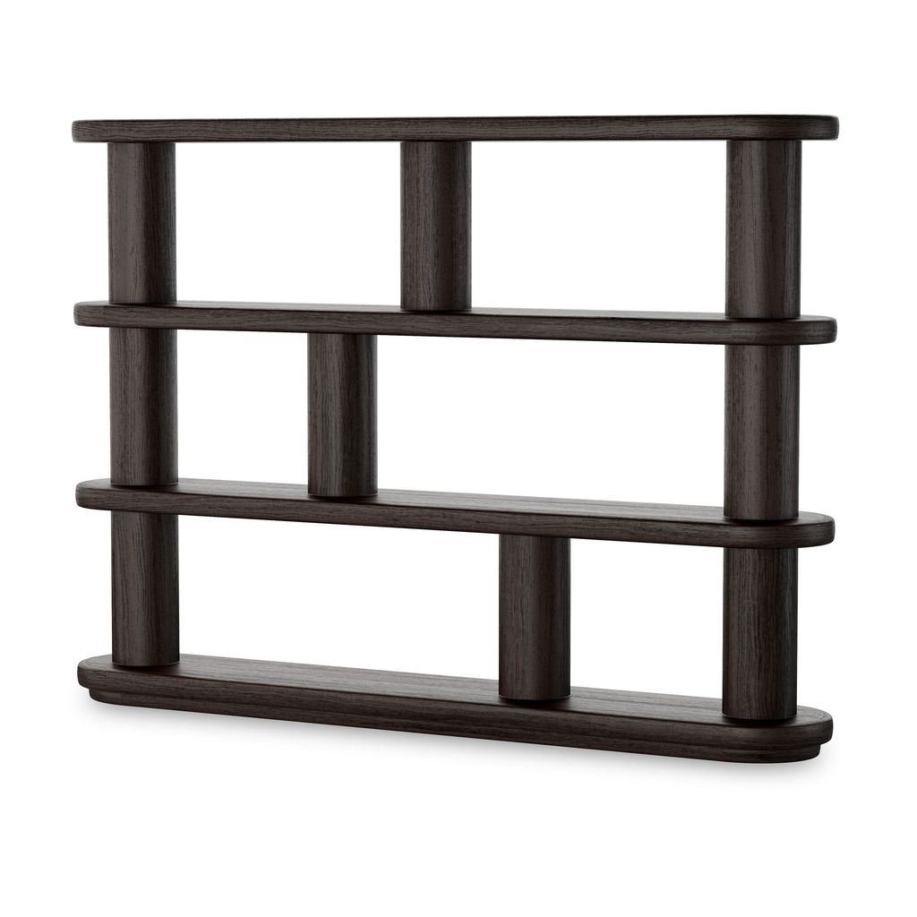 Luciana Bookcase, Ebony Oak