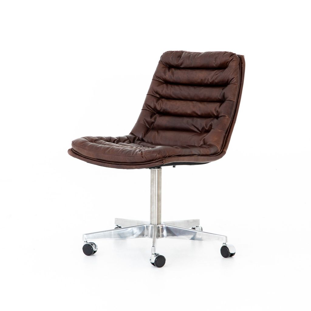 Malibu Desk Chair, Antique Whiskey Cover