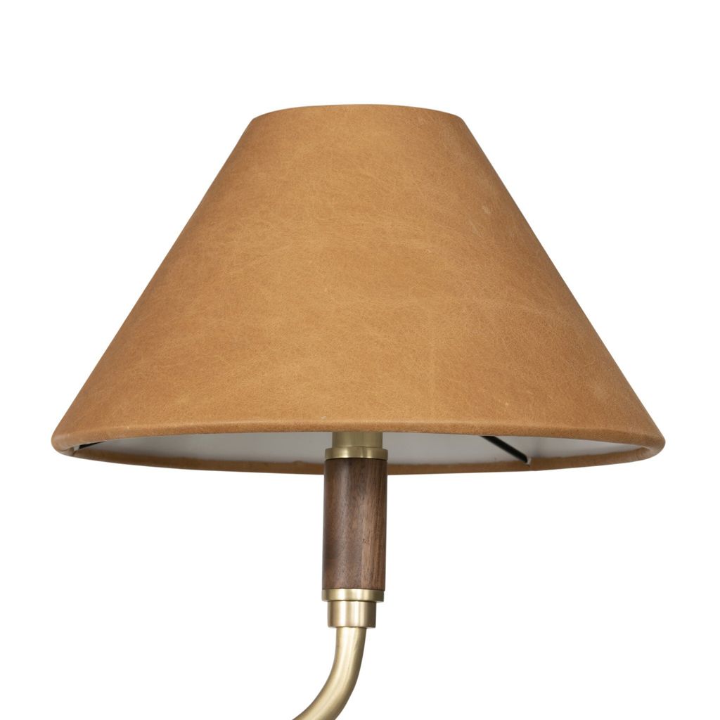 Cullen Linear Double Pendant, Natural Walnut