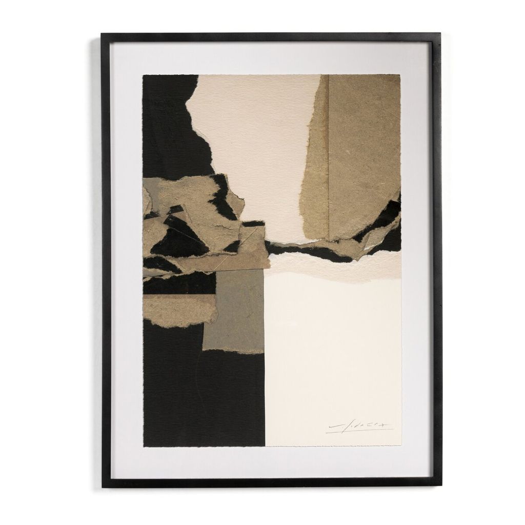 Poetic Architectures No 5 by Valeria Sidanez 30" x 40", Black 2.5 Maple