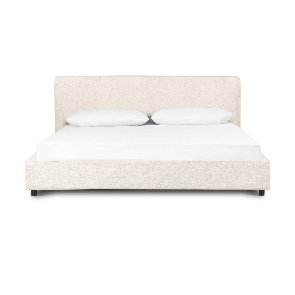 Aidan Bed Queen Size, Plushtone Linen Cover