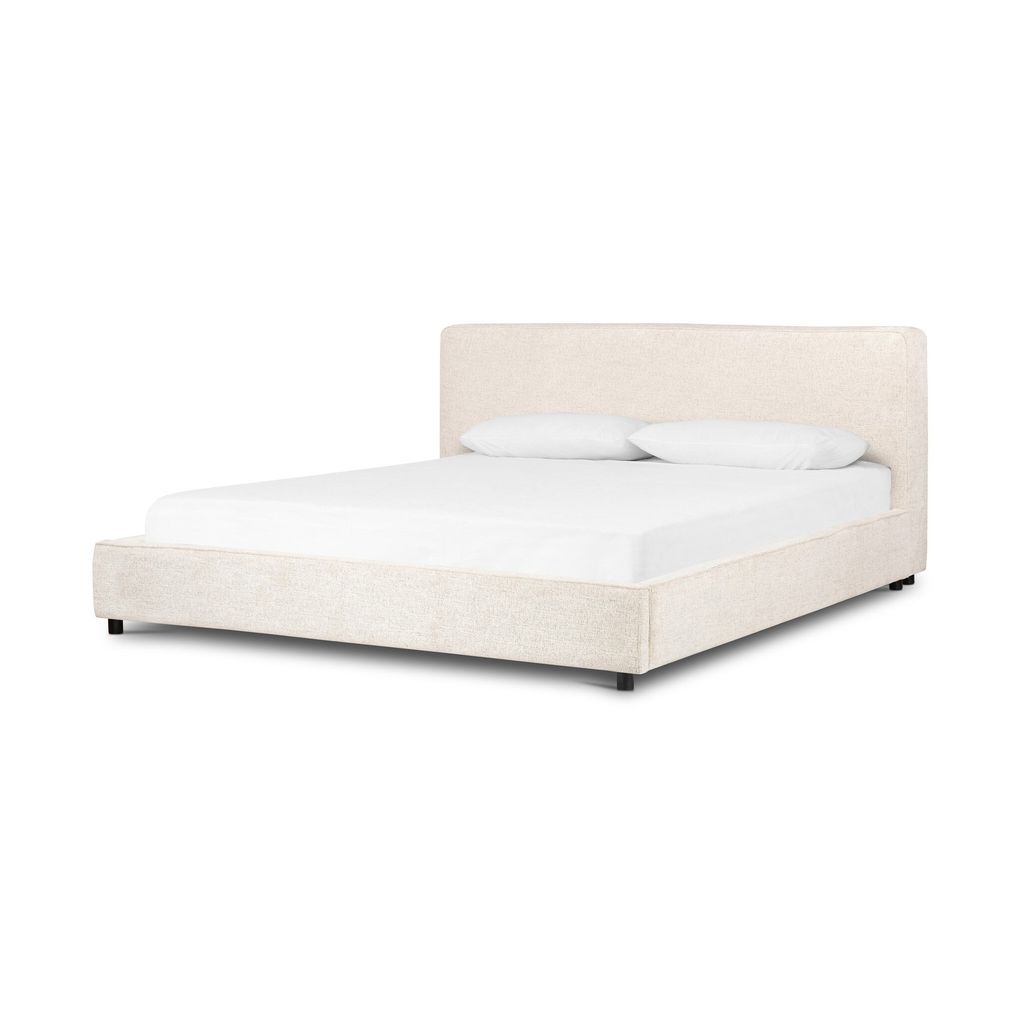 Aidan Bed Queen Size, Plushtone Linen Cover