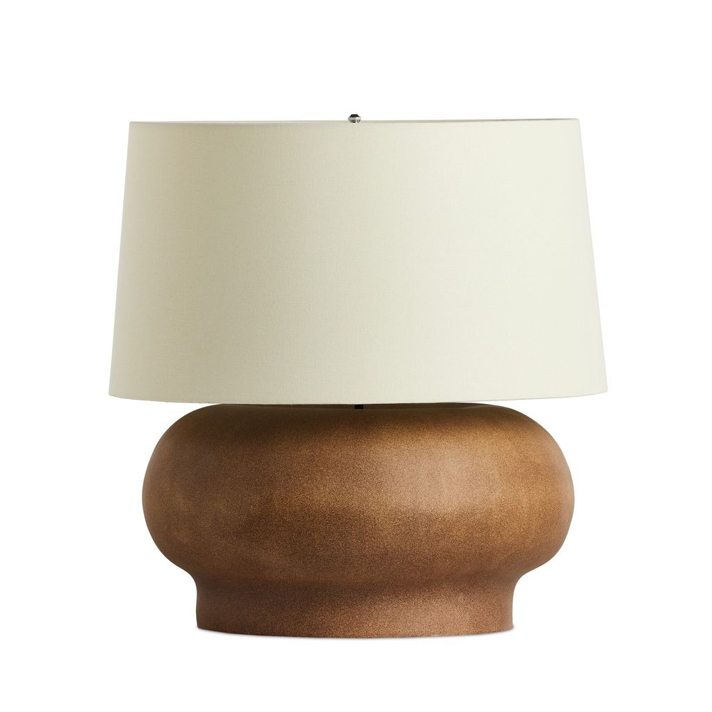 Kragen Table Lamp, Dark Sand Porcelain