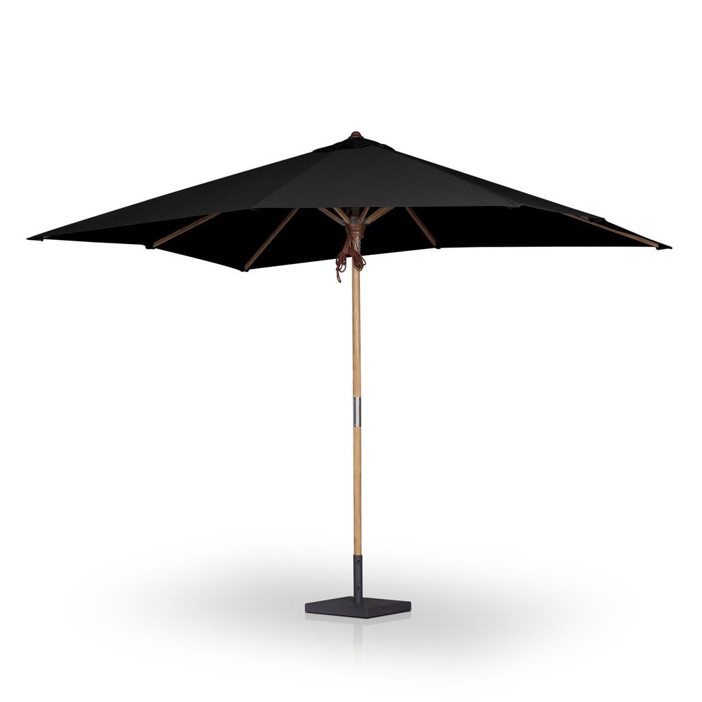 Preview image for Baska Outdoor Rectangular Umbrella, Arashi Black Cover