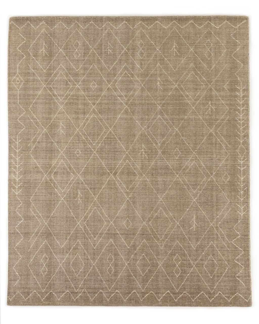 Preview image for Nador Moroccan Hand Knotted Rug 9' X 12', Taupe Cover