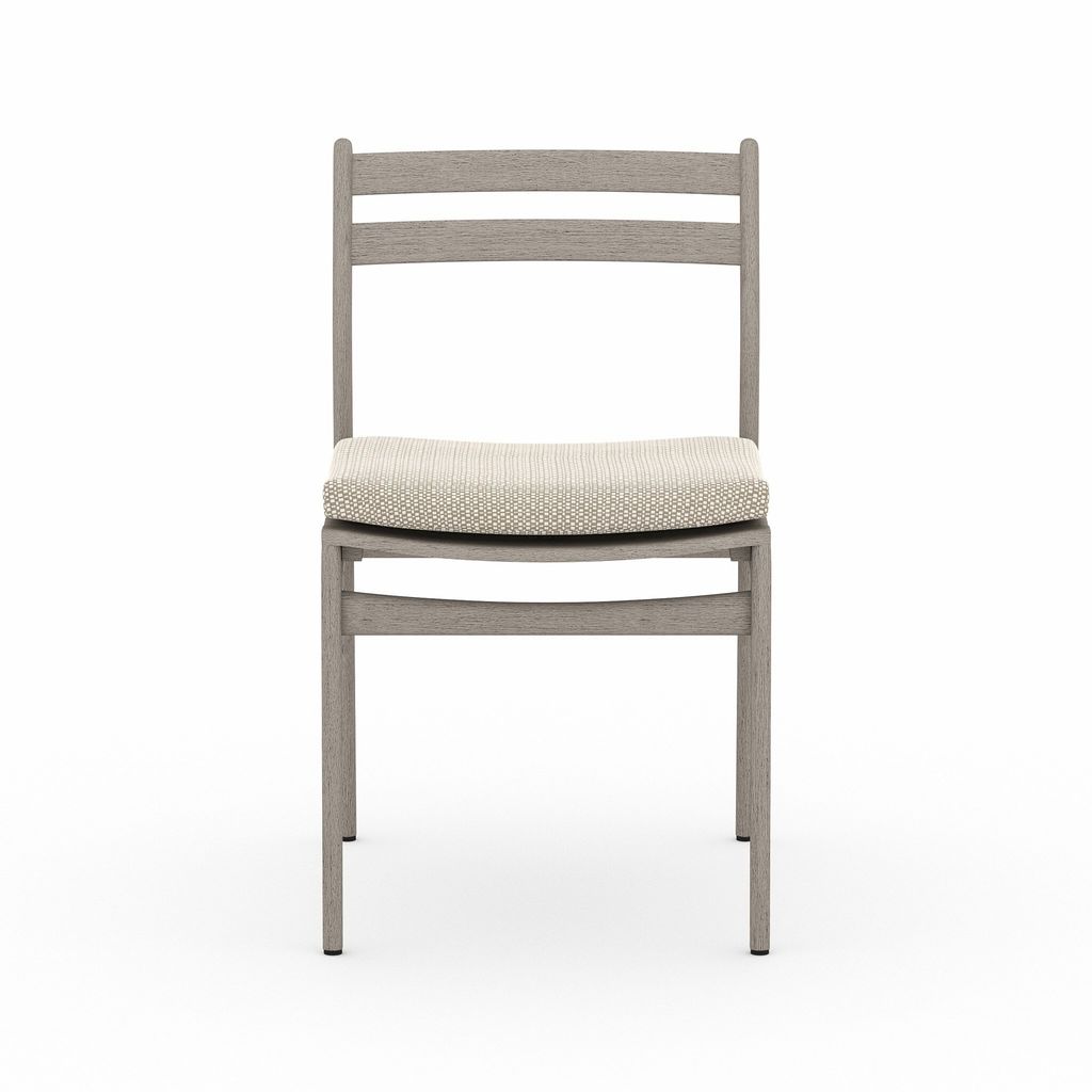 Outdoor Dining Chair, Weathered Grey/Sand