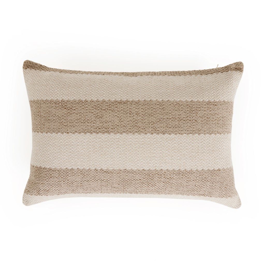 Tarbett Stripe Outdoor Pillow Cover Only 16" X 24"