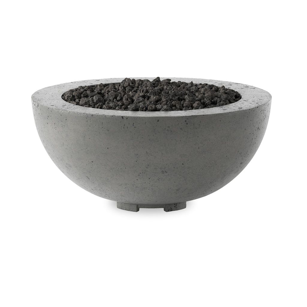 Preview image for Bronson Outdoor Fire Table, Pewter Concrete With Natural Gas Fuel Type
