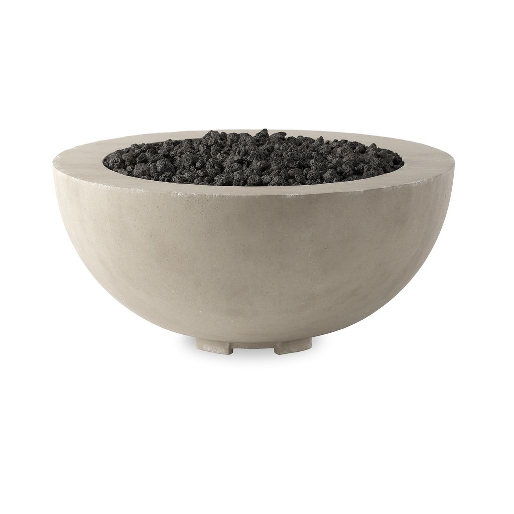 Preview image for Bronson Outdoor Fire Table, Natural Concrete With Natural Gas Fuel Type