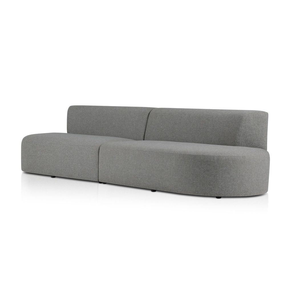 Opal Outdoor 2-Piece Sectional Original, Hayes Smoke Cover