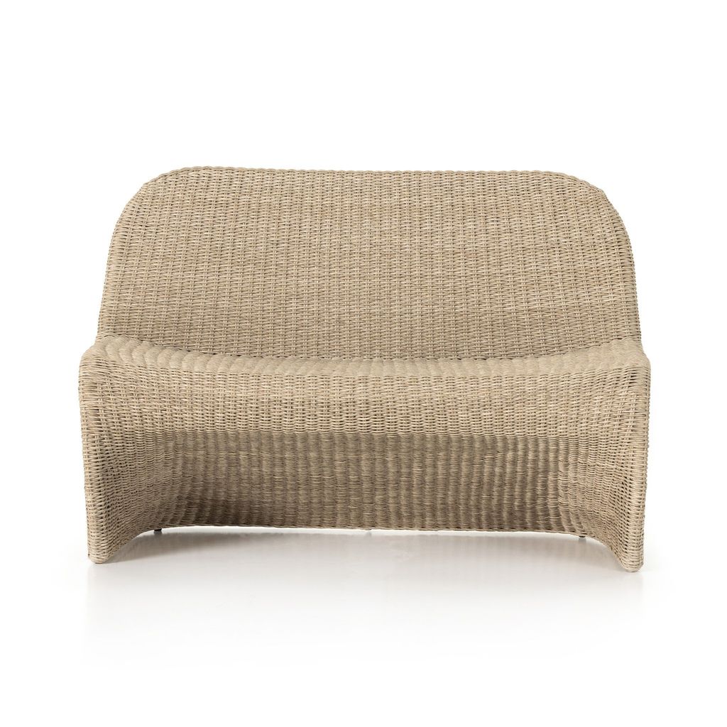 Preview image for Portia Outdoor Dining Bench, White