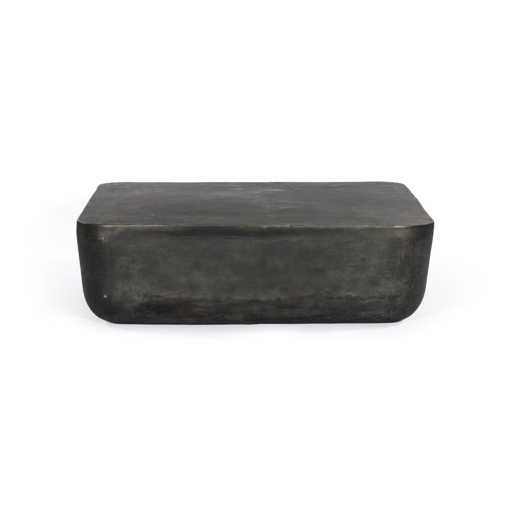 Basil Square Outdoor Coffee Table 48" X 48", Aged Grey