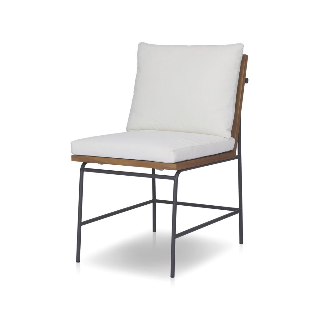 Crete Outdoor Dining Chair, Natural Teak