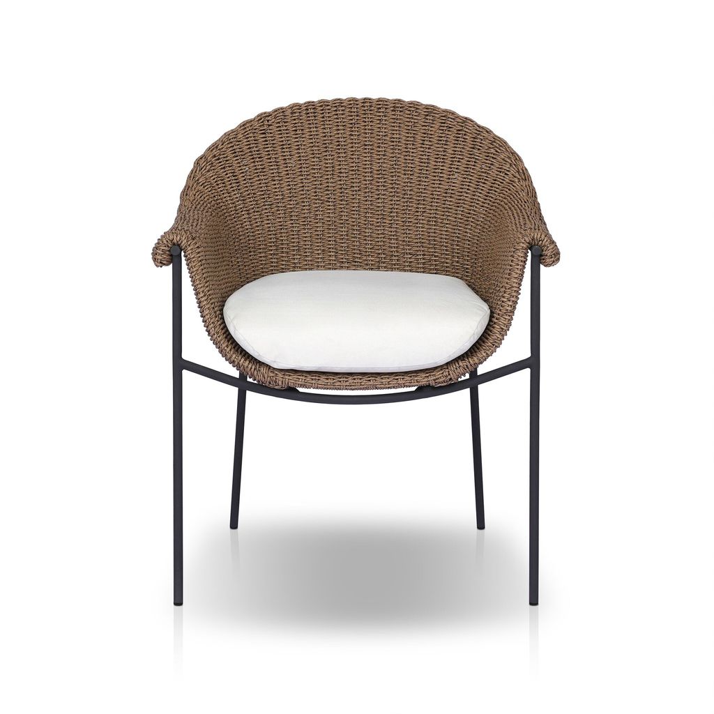Suerte Outdoor Dining Chair, Arashi Salt