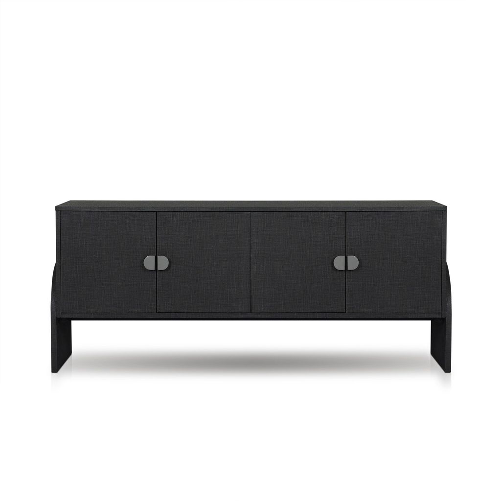 Cressida Sideboard, Black Linen