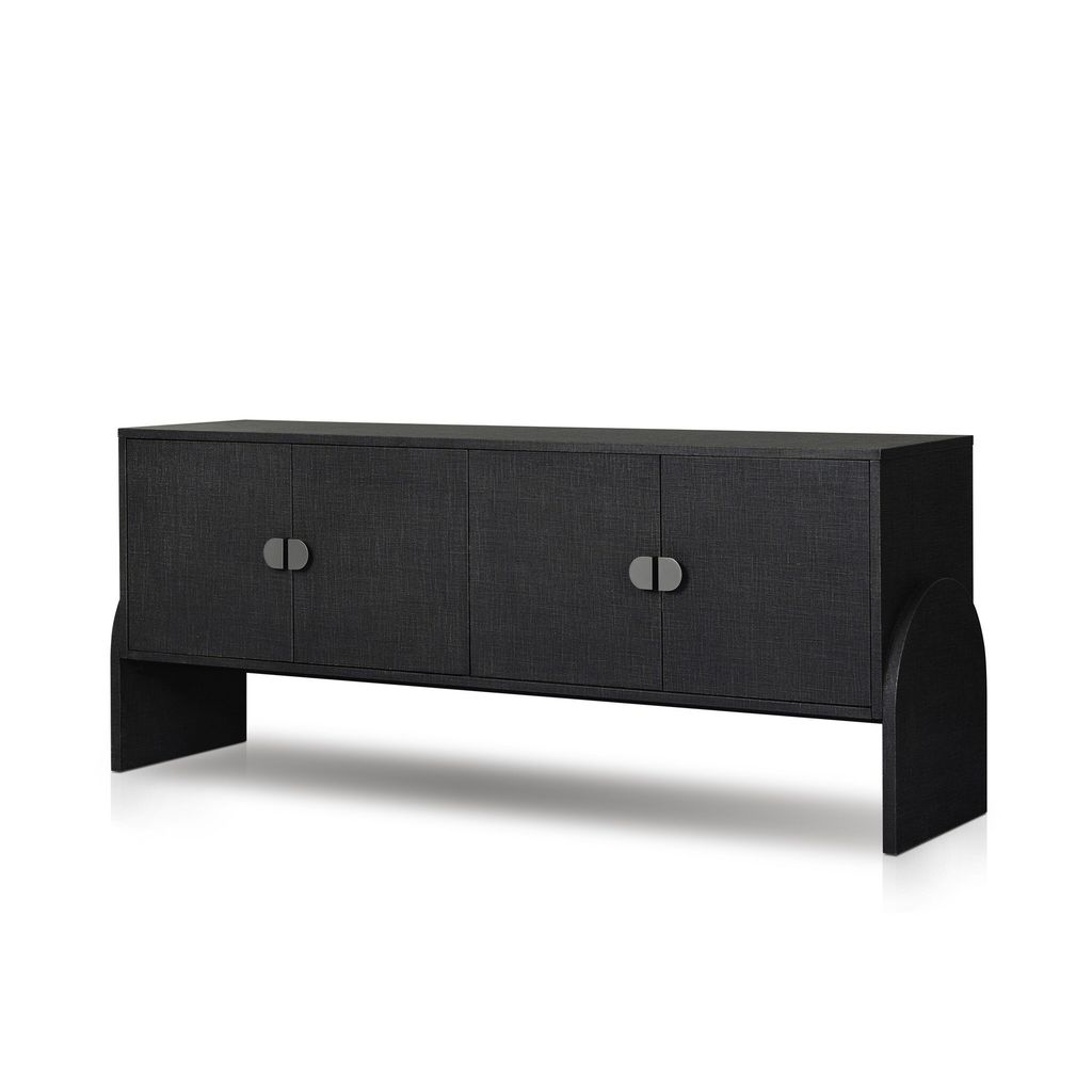 Cressida Sideboard, Black Linen