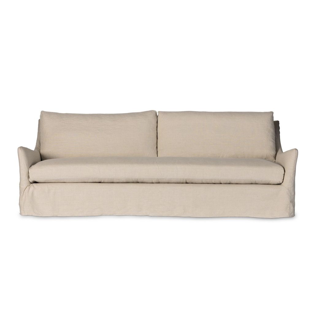 Monette Slipcover Sofa, Brussels Natural Cover