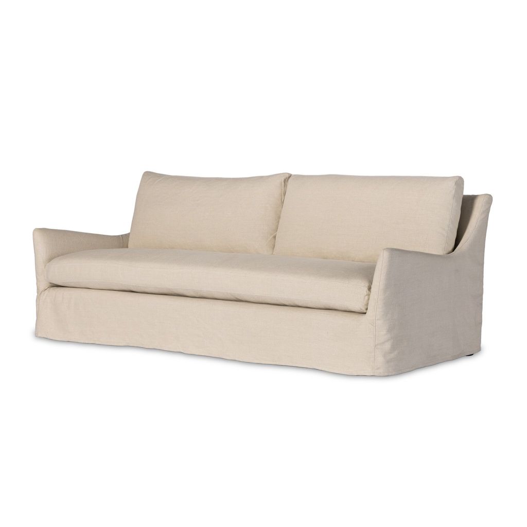 Monette Slipcover Sofa, Brussels Natural Cover