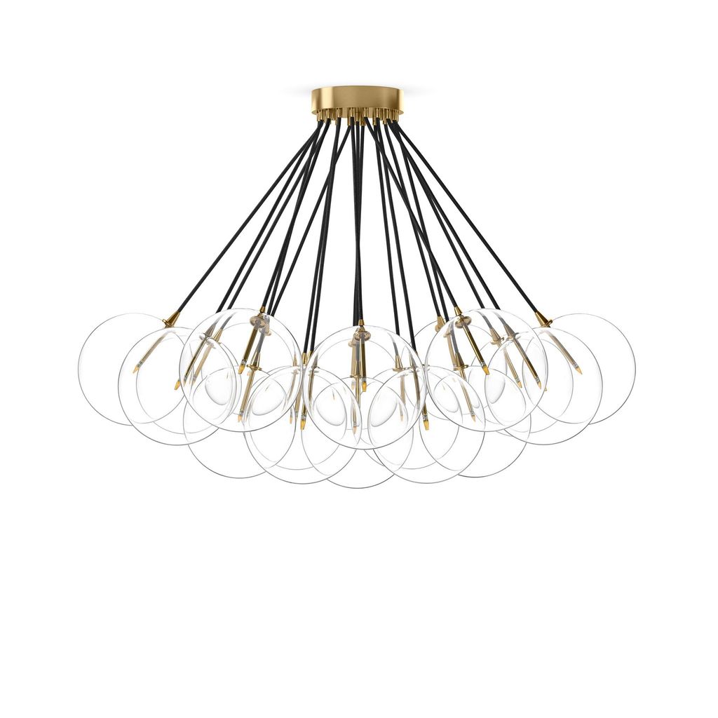 Preview image for Cloud Chandelier, Burnished Brass