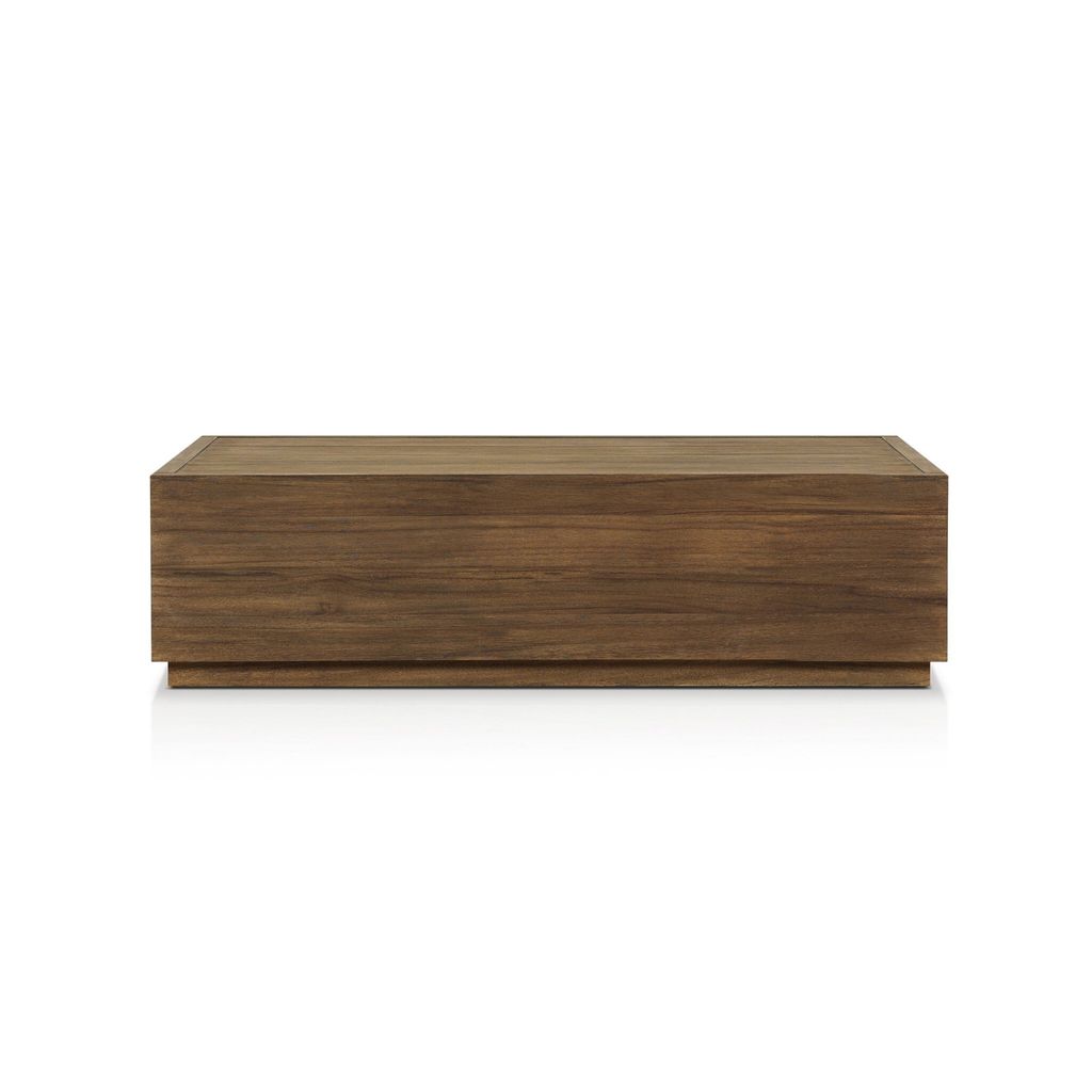 Messo Outdoor Coffee Table 55", Stained Toasted Brown