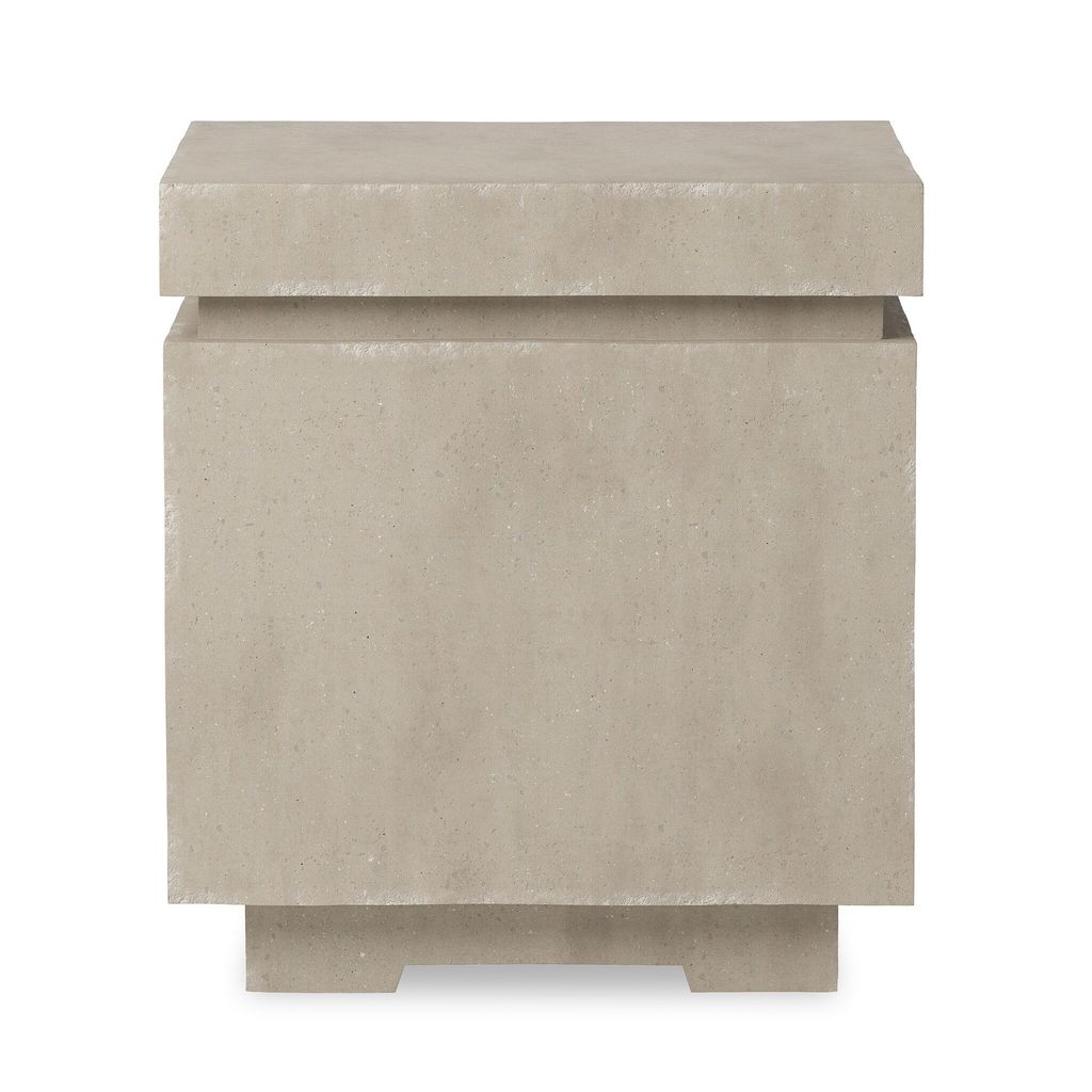 Posen Outdoor Square Propane Enclosure, Natural Concrete