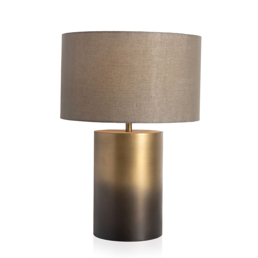 Cameron Table Lamp, Ombre Antique Brass