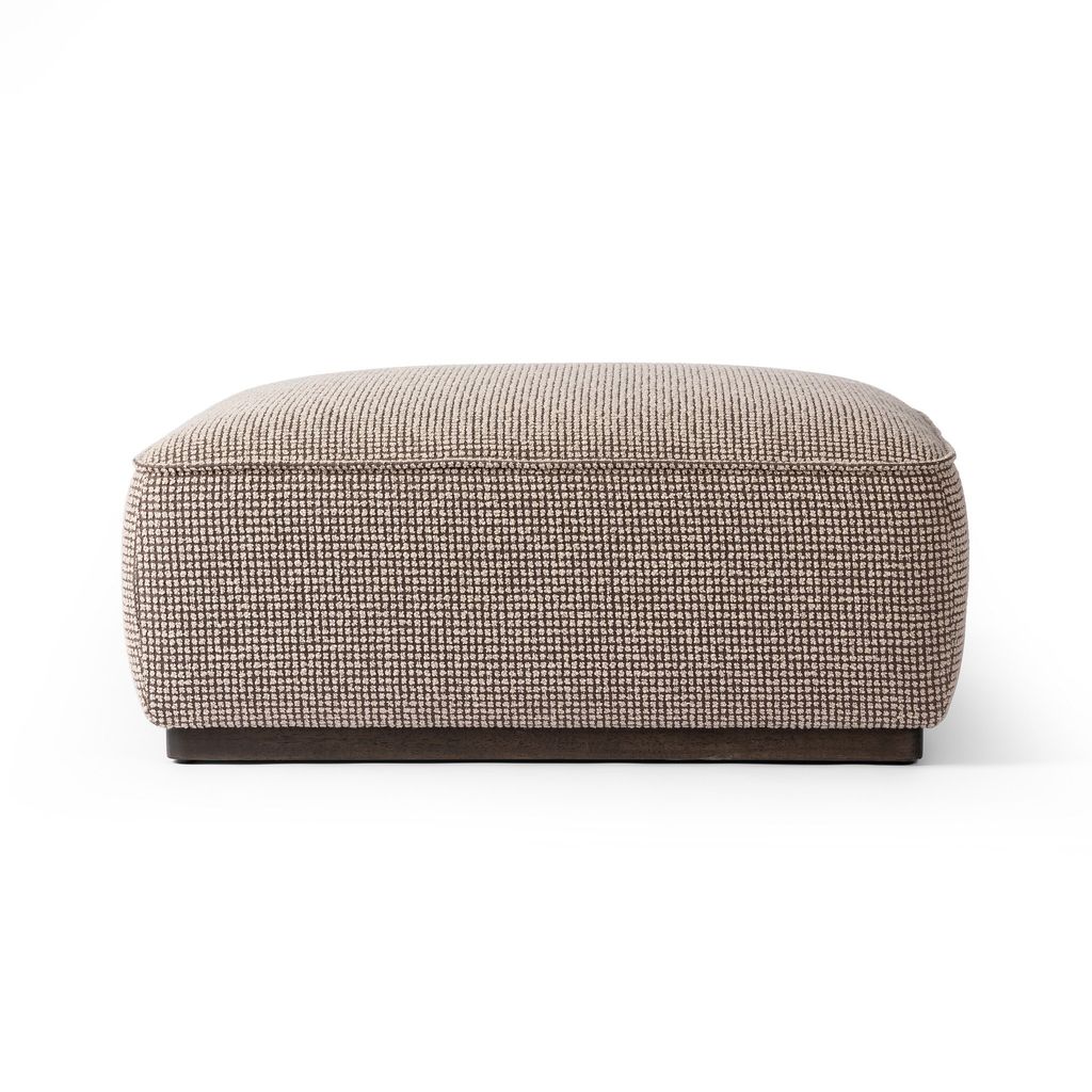 Sinclair Square Ottoman 36", Barrow Taupe Cover