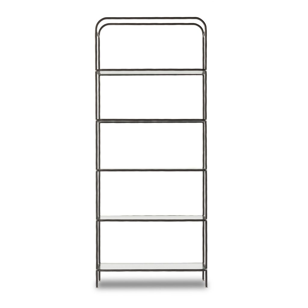 Swinton Bookcase, Hammered Gunmetal