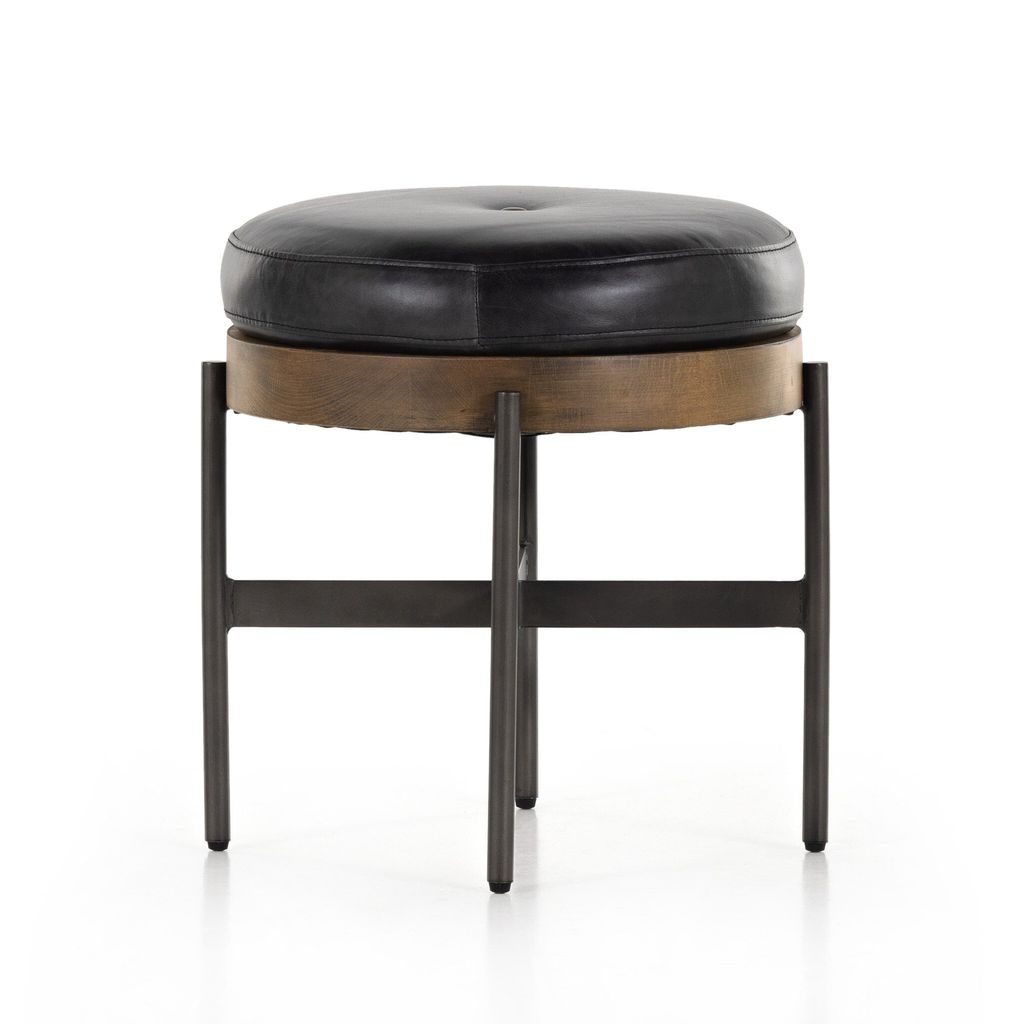 Edwyn Small Ottoman, Sonoma Black Cover