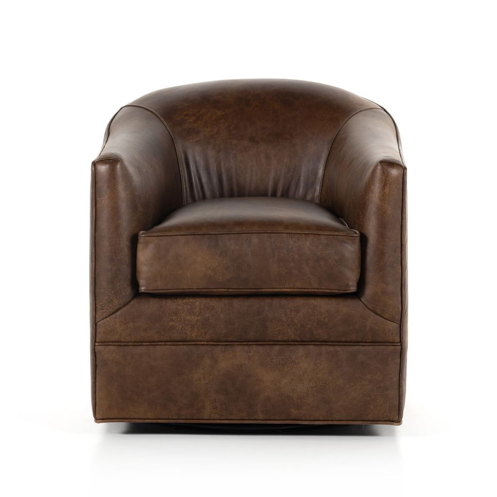 Quinton Swivel Chair, Arvada Cigar Cover