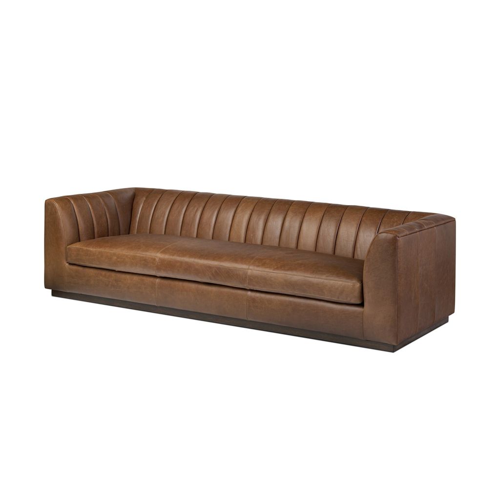 Contemporary-Style Sofa, Mahogany Cover