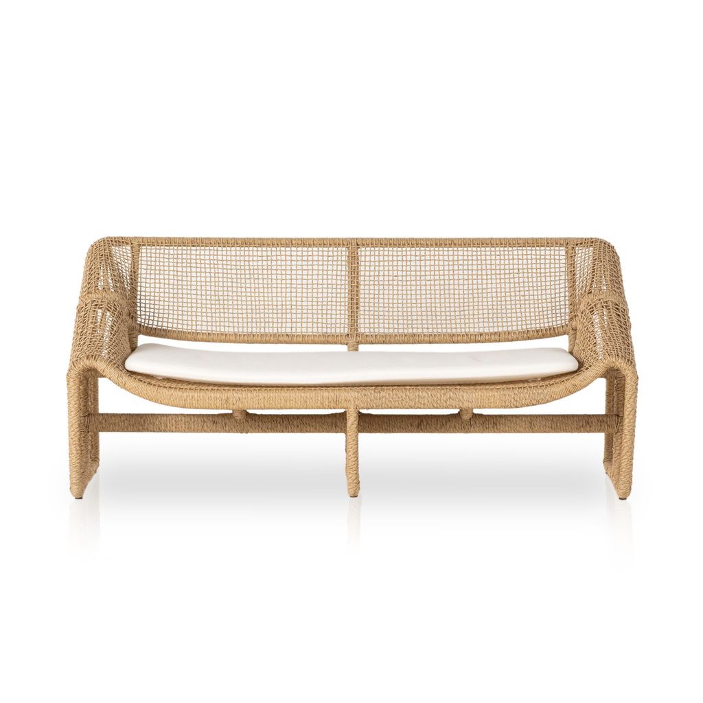 Selma Outdoor Sofa, Faux Hyacinth